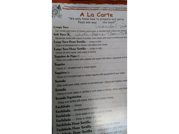 Casa De Soria menu photo