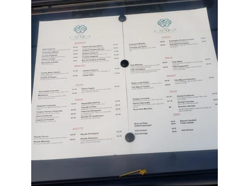 CASA L'ACQUA Ristorante Italiano menu photo