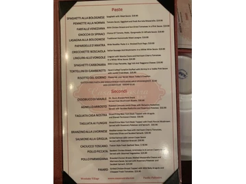 Casa Nostra menu photo