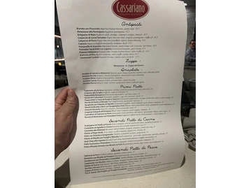 Cassariano Italian Eatery Lakewood Ranch menu photo