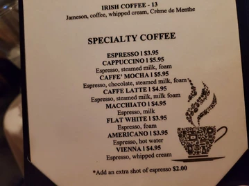 Catch 35 Naperville menu photo