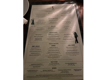 Catch LA menu photo