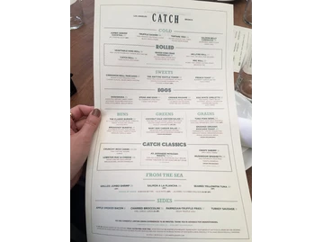 Catch LA menu photo