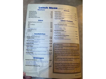 Catfish Deweys menu photo
