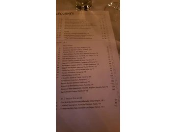 Cecconi's Dumbo menu photo