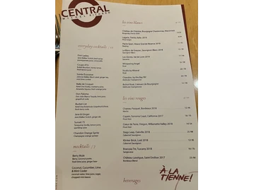 Central Michel Richard menu photo