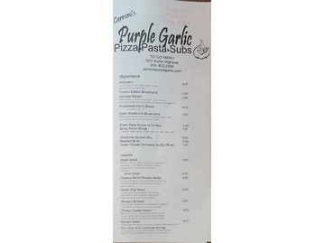 Cerroni's Purple Garlic menu photo