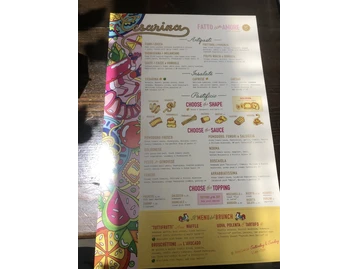 Cesarina menu photo