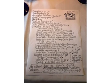 Charlie's L'etoile Verte menu photo
