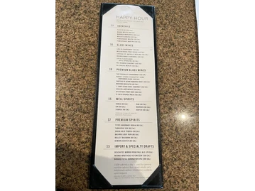 Chart House menu photo