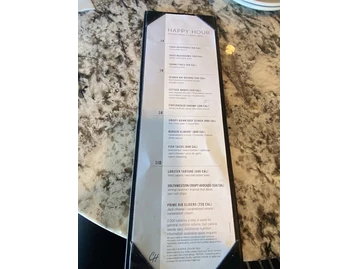 Chart House menu photo