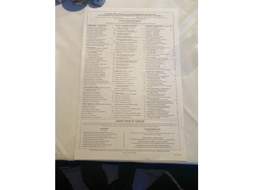 Chart House menu photo