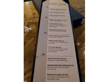 Chart House menu photo