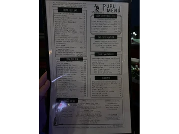Chart House Waikiki menu photo