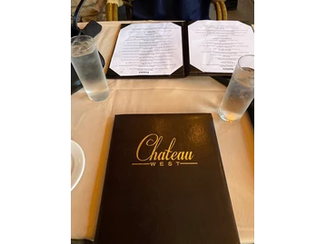 Chateau West menu photo