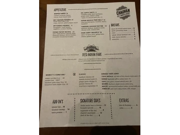 Chauhan Ale and Masala House menu photo