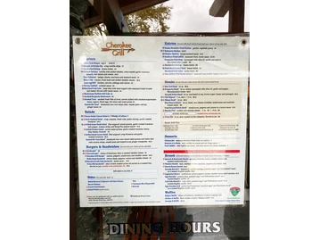 Cherokee Grill and Steakhouse menu photo