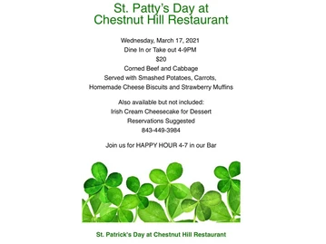 Chestnut Hill Restaurant menu photo