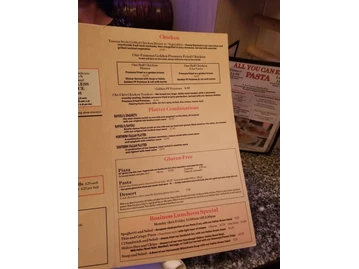 Chi Chi's Pizza menu photo