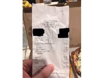 Chi-Chi's Pizza menu photo
