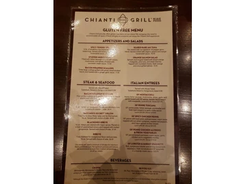 CHIANTI GRILL Italian Restaurant menu photo