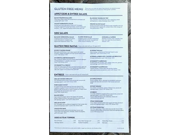 CHIANTI GRILL Italian Restaurant menu photo