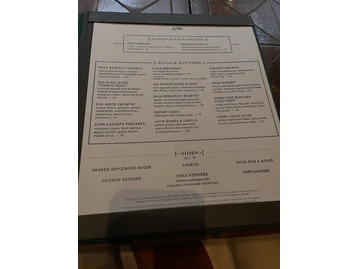 CHICA Las Vegas menu photo
