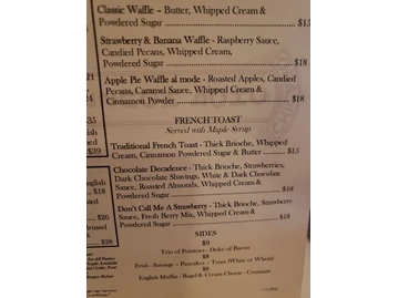 Chicago Chop House menu photo