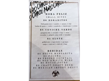 Chico Malo menu photo