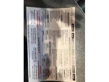 Chiloso Mexican Bistro menu photo