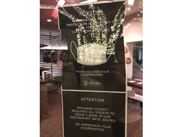 Chima Steakhouse menu photo