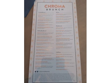 Chroma Modern Bar + Kitchen menu photo