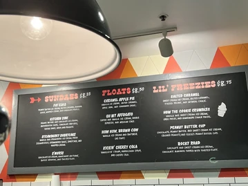 Churn menu photo