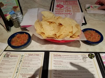 Chuy's menu photo