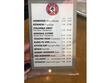City Wok menu photo