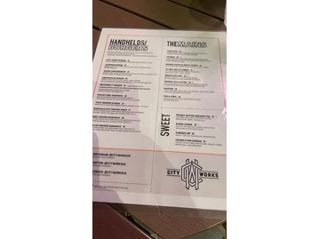 City Works - Disney Springs menu photo