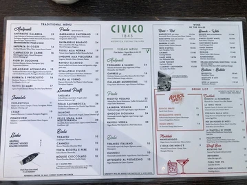 Civico 1845 menu photo