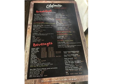 Clafoutis menu photo
