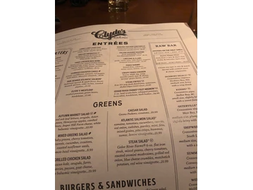 Clyde's of Gallery Place menu photo