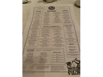 Clyde's Tower Oaks Lodge menu photo
