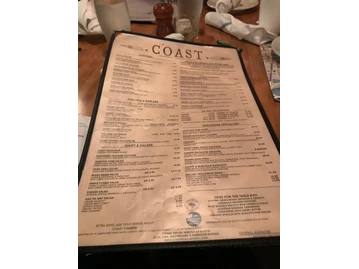 Coast Bar & Grill menu photo