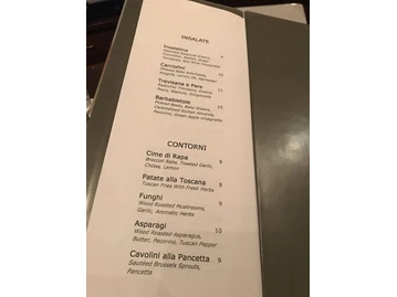 Coco Pazzo menu photo