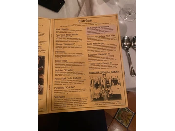 Columbia Restaurant menu photo