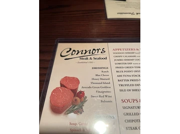 Connors Steak & Seafood menu photo