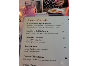 Connors Steak & Seafood menu photo