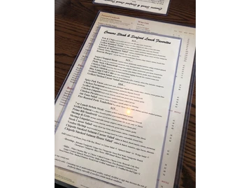 Connors Steak & Seafood menu photo
