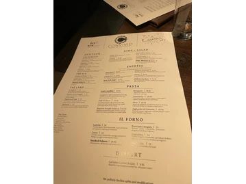 Convivio Italian Artisan Cuisine menu photo