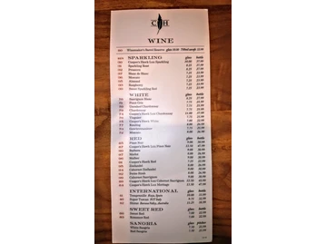 Cooper's Hawk Winery & Restaurant menu photo