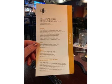 Cooper's Hawk Winery & Restaurants menu photo