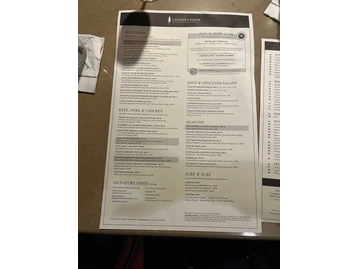 Cooper's Hawk Winery & Restaurants menu photo